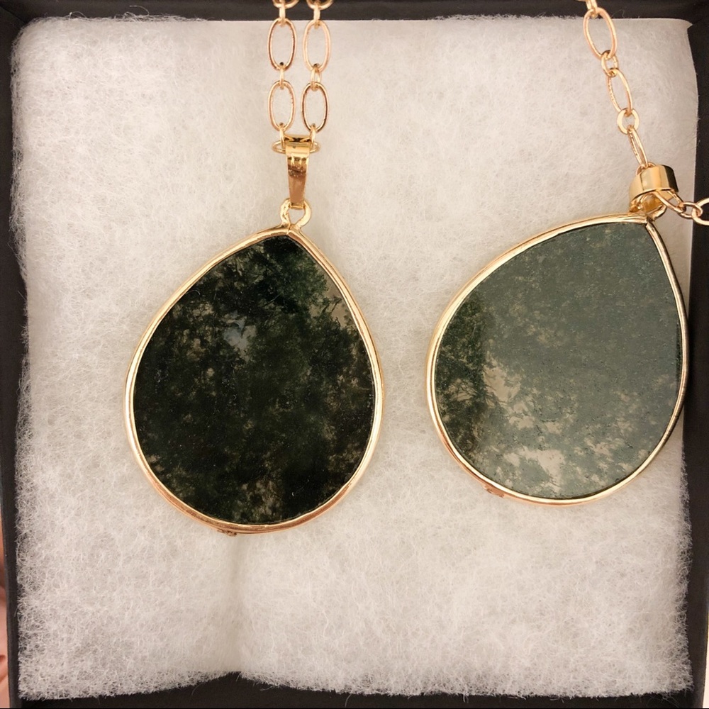 ❗️Last One❗️Restocked! Moss Agate Necklace - Picture 8 of 8